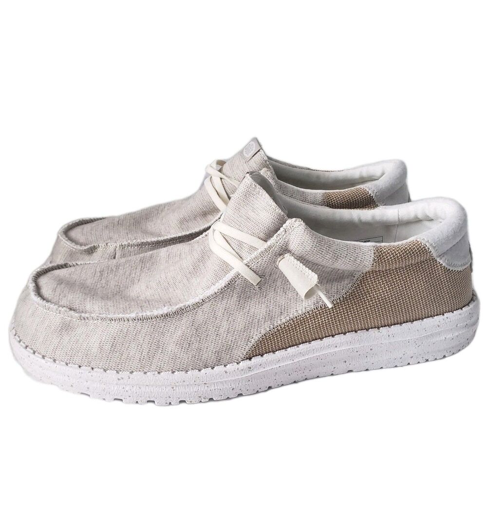 NWT Hey Dude Wally Stitch Dirt Road Size 13 Slip-On Loafer Casual Shoes